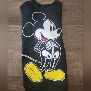 (XS) Mickey Mouse Skelton Sweatshirt